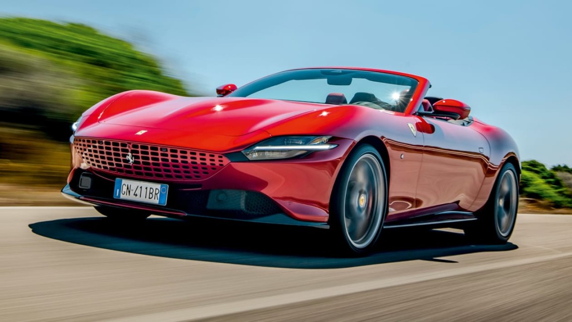 image.title Ferrari Roma Spider  review – can it capture the coupe