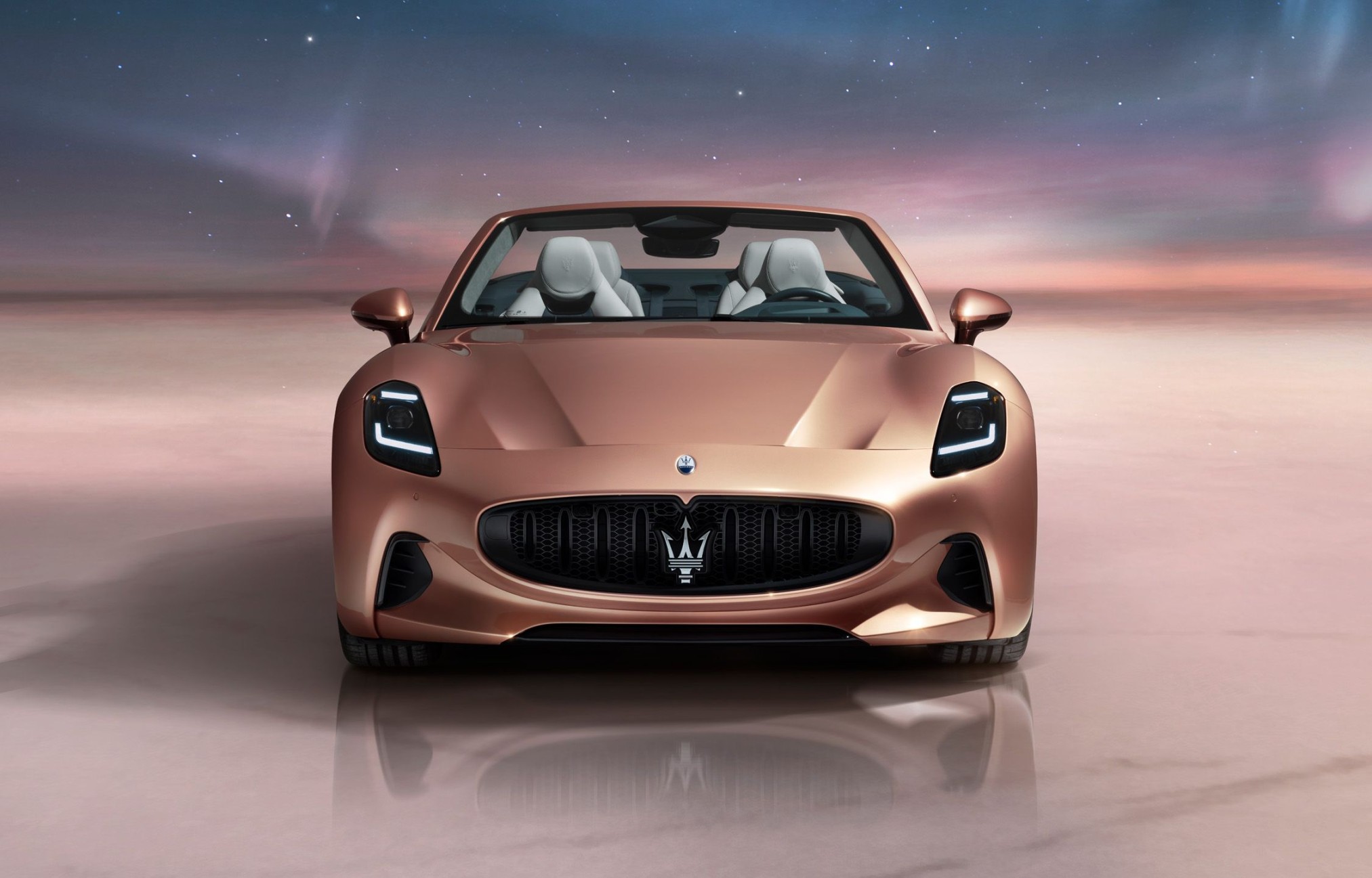 Maserati GranCabrio Folgore EV Droptop Forecasts Sunny Days